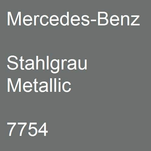 Mercedes-Benz, Stahlgrau Metallic, 7754.